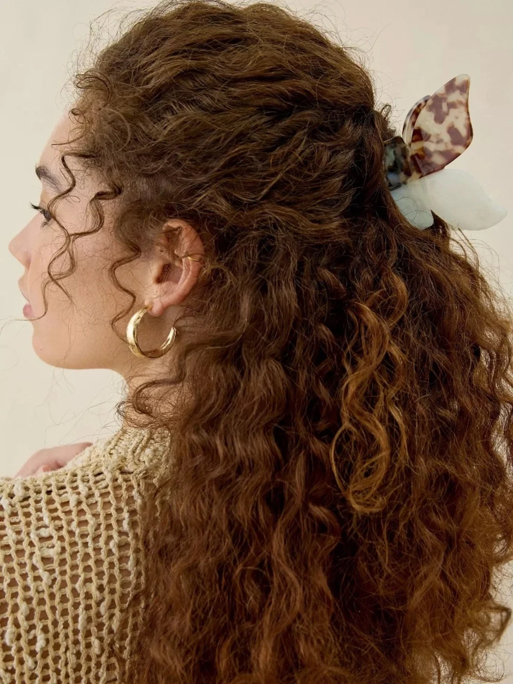 Urban Outfitters Butterfly Acetate Claw Clip